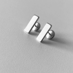 Brinco retângulo pequeno